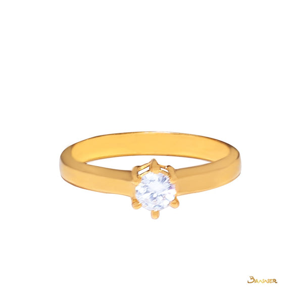 Diamond Female Engagement Ring ( 0.23 ct t.w )