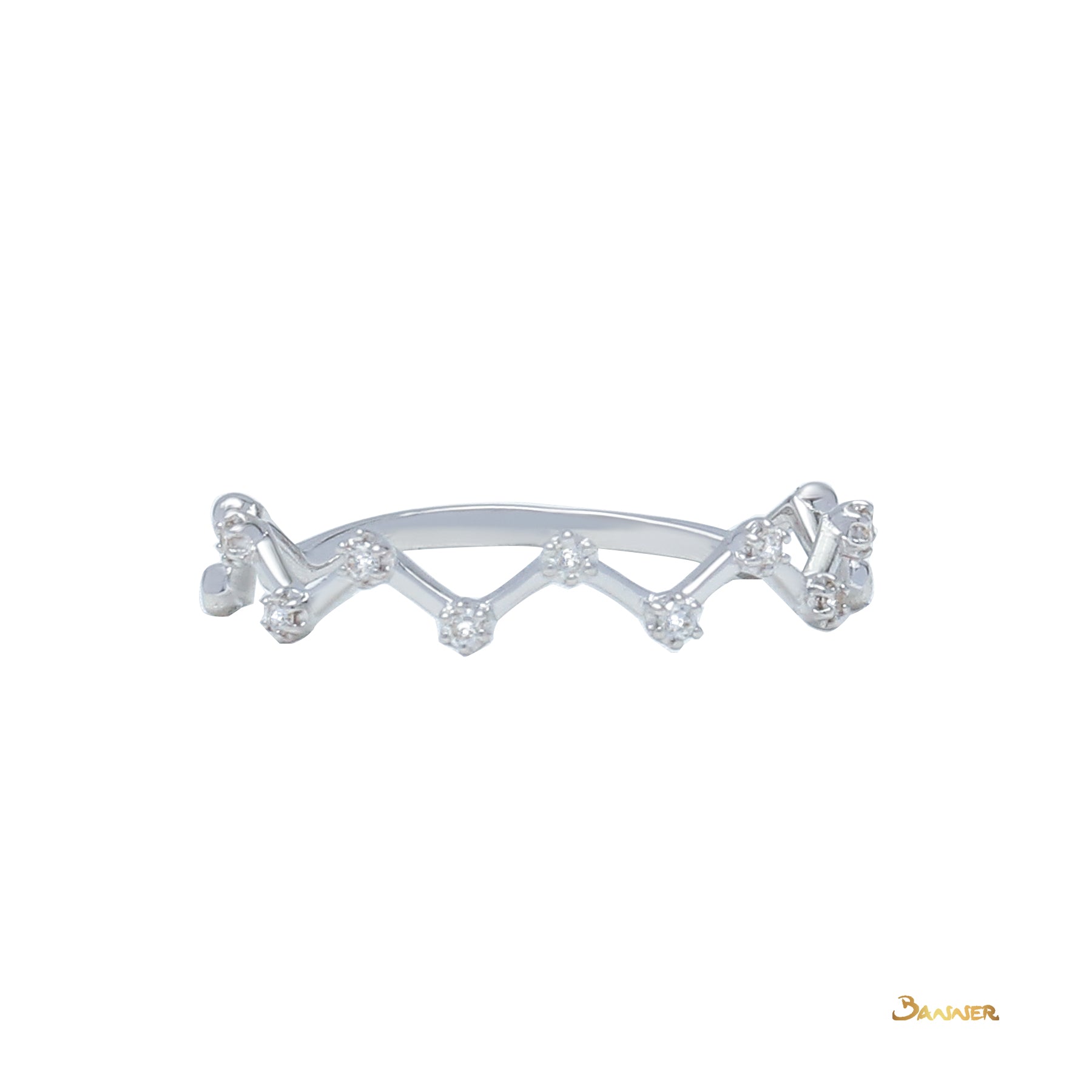 Diamond Zig-zag Ring(B)