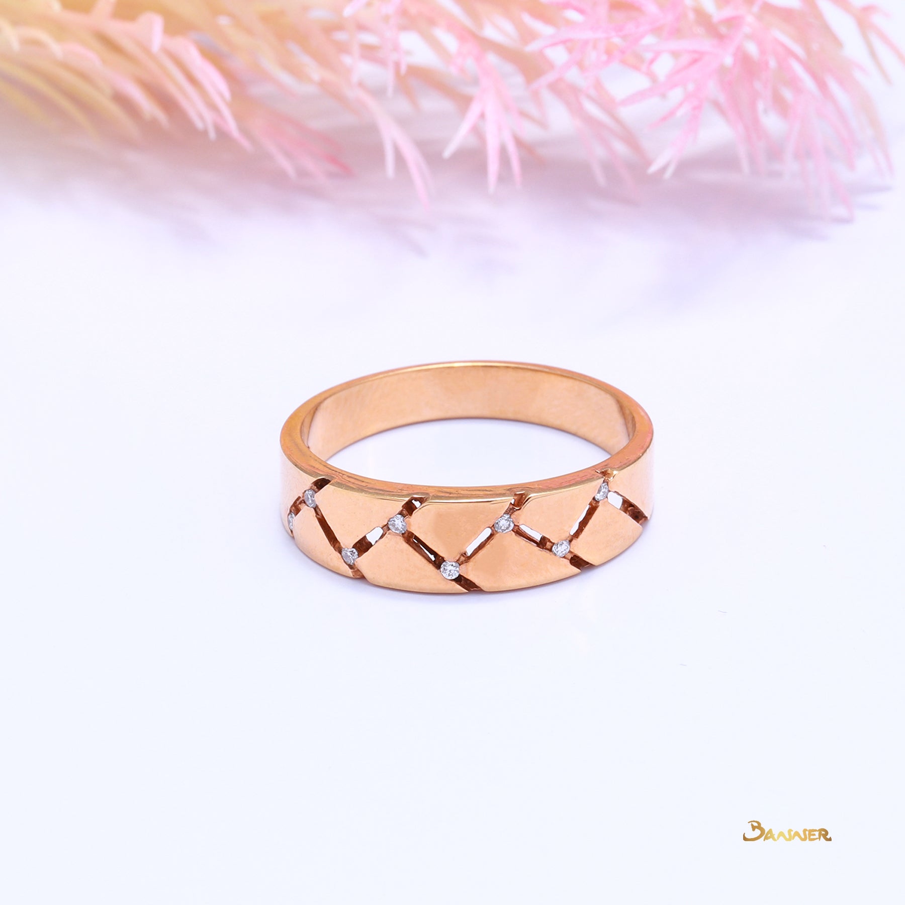 Diamond Rose Gold Ring (0.09 cts. t.w.)