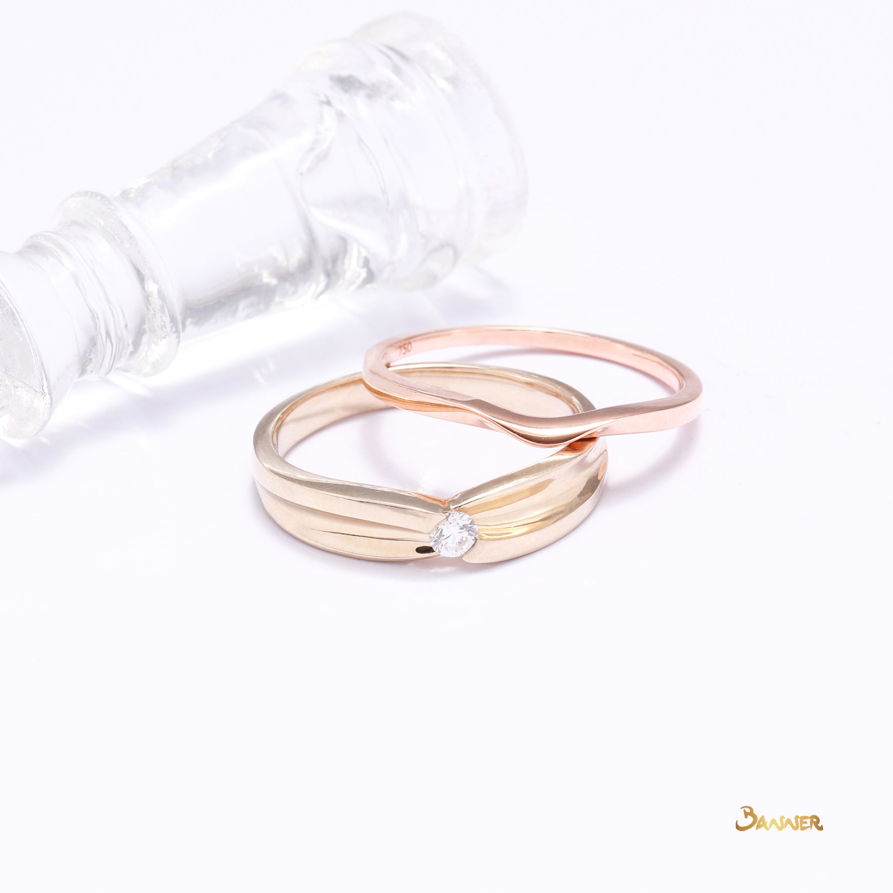 Diamond Ring in Rose Gold (0.1 ct. t.w.)