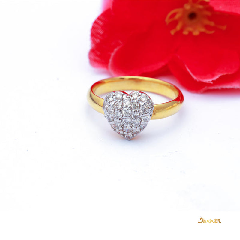 Diamond Heart Ring (0.6 ct. t.w.)