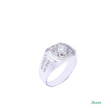 Diamond Men's Ring (0.51 ct. middle diamond, 1.41 cts. t.w.)