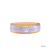 Diamond Bi-color Flush Setting Ring (0.18 ct. t.w.)