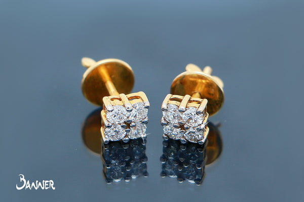 Diamond Stud Earrings (0.720 cts. t.w.)