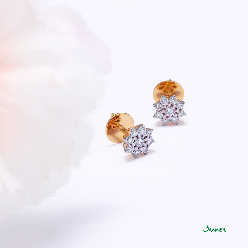 Diamond Snowflake Earrings (0.47 cts. t.w.)