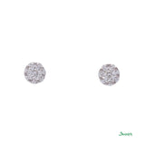 Diamond Stud Earrings with Illusion Settings (1.41 cts. t.w.)