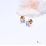 Diamond Stud Earrings with Illusion Settings (1.41 cts. t.w.)