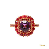 Amethyst and Ruby Ring