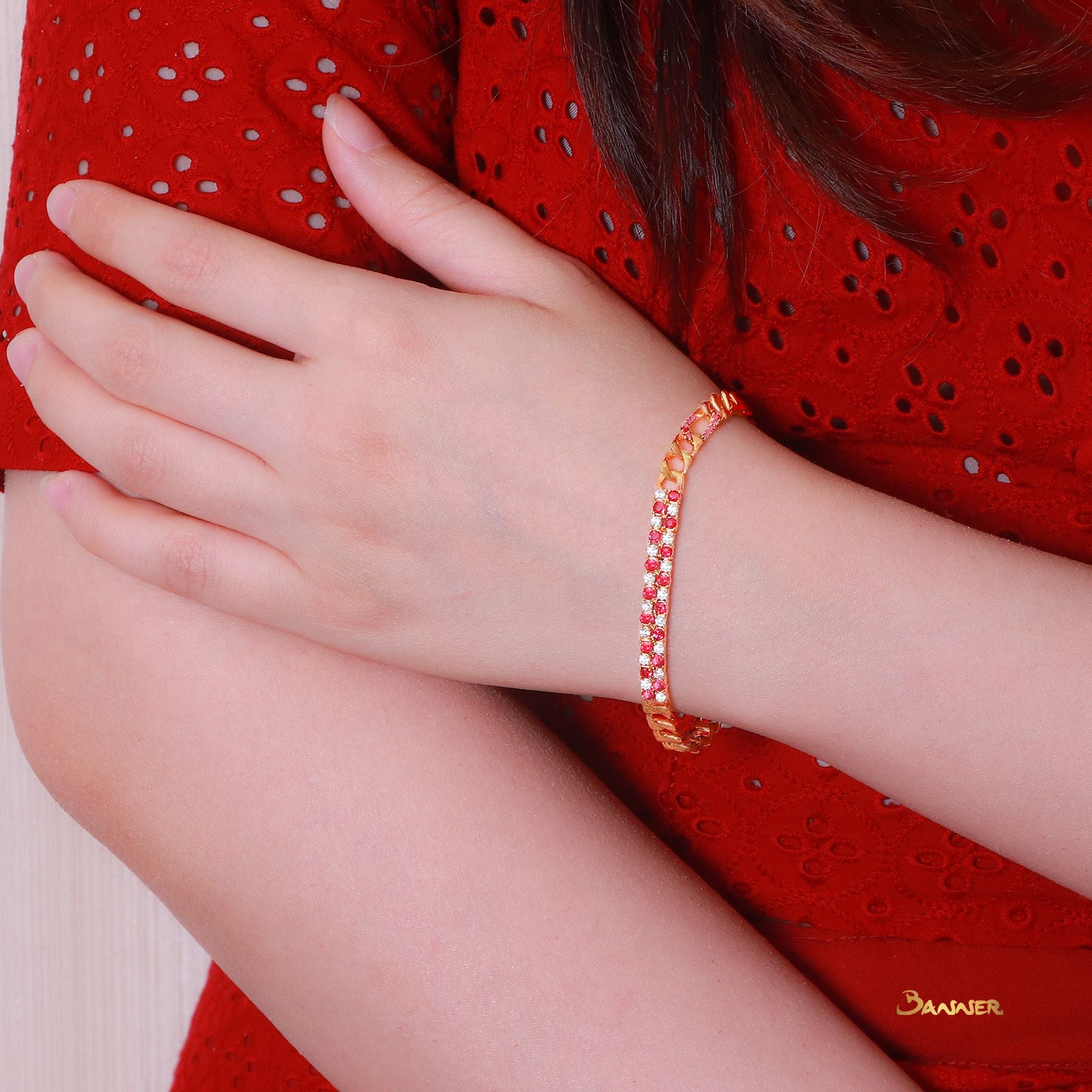 Ruby and Diamond Bracelet