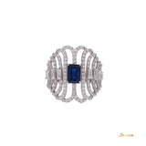 Sapphire and Diamond Kanote Ring