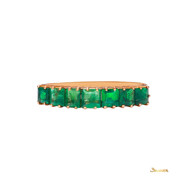 Emerald Pave Setting Ring