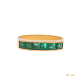 Emerald Channel Ring
