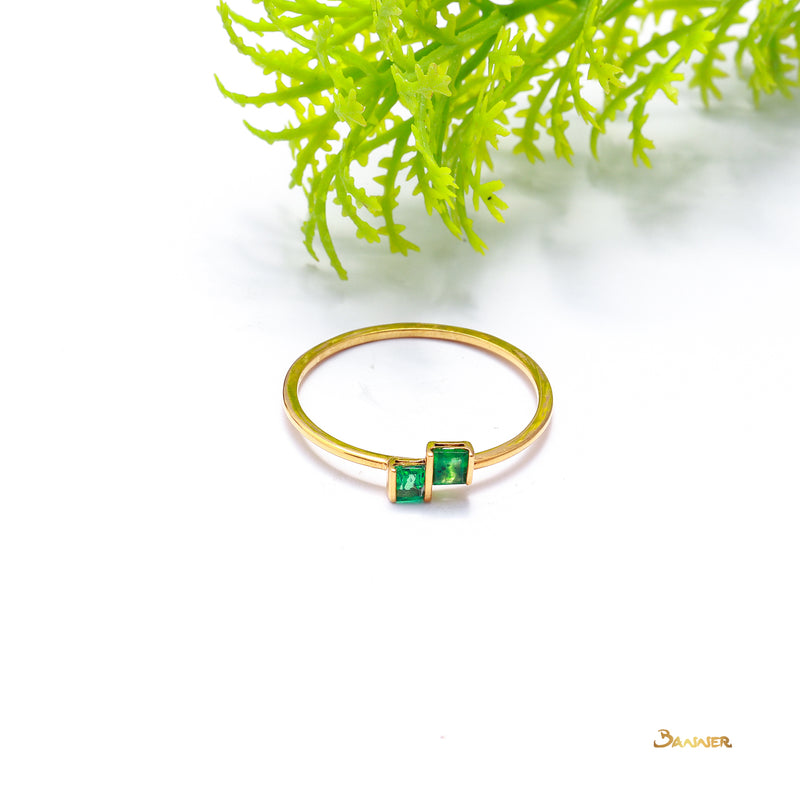 Emerald Petite Ring