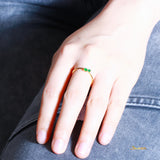 Emerald Petite Ring