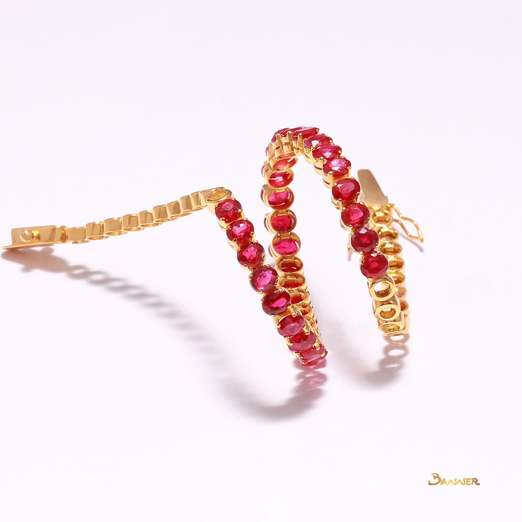 Ruby Tennis Bracelet