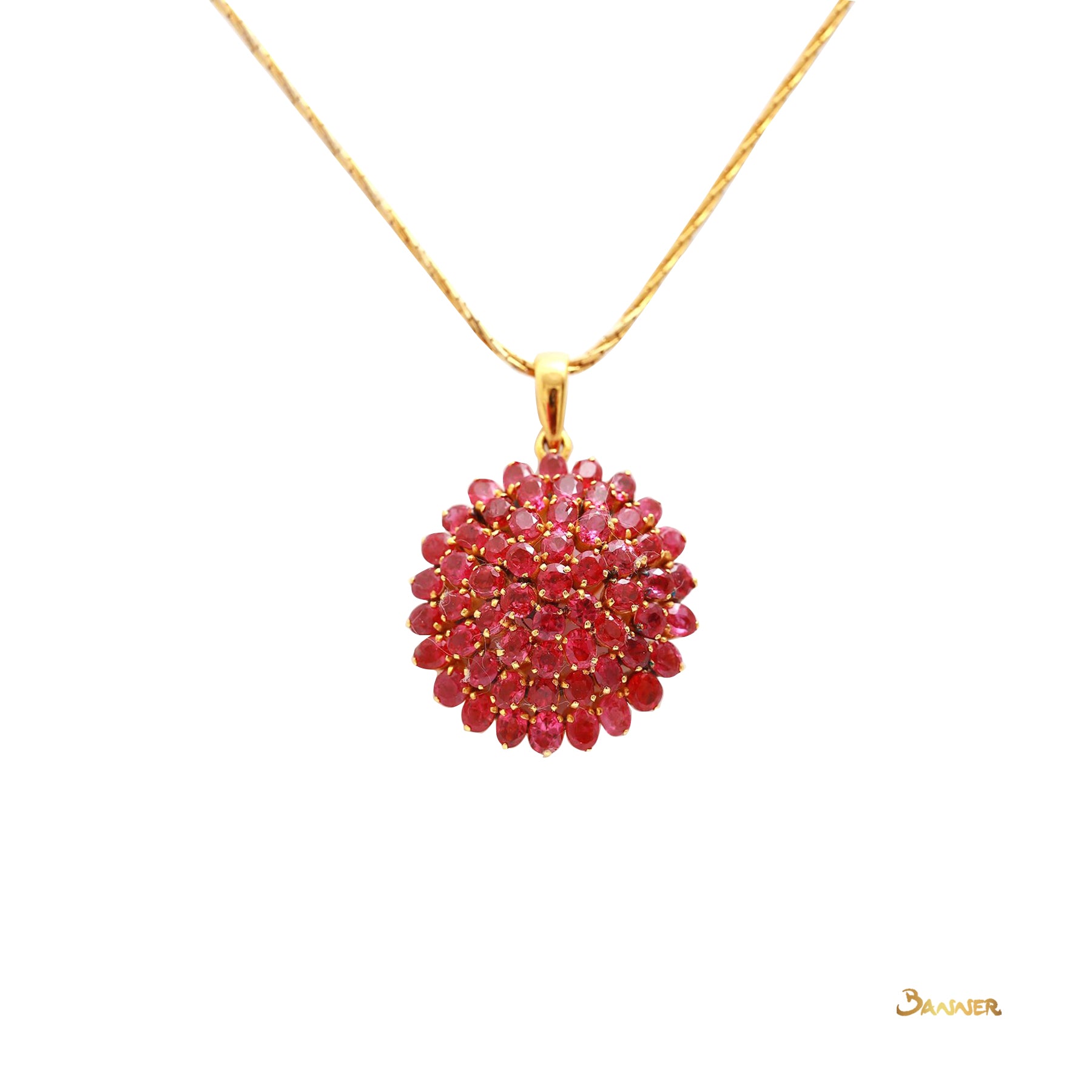 Ruby Kamout Pendant