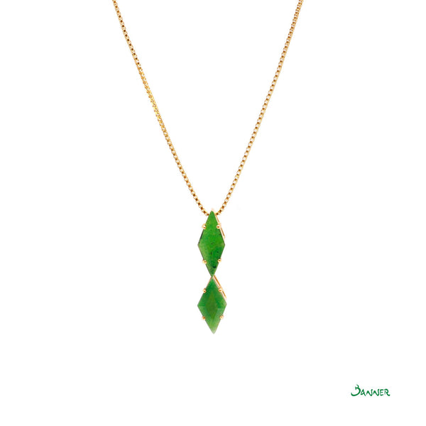 Green Jade Minimal Pendant