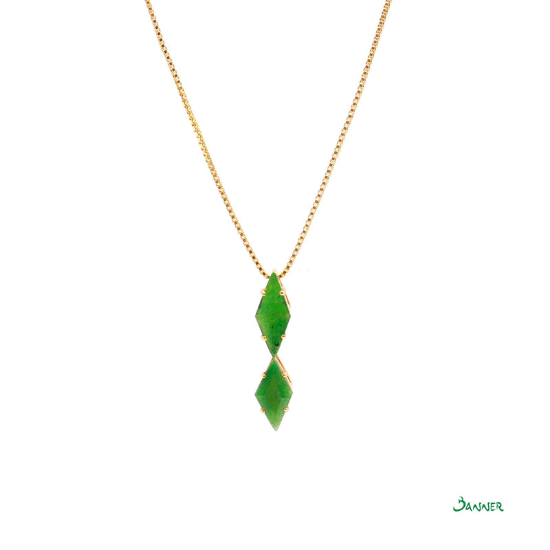 Green Jade Minimal Pendant