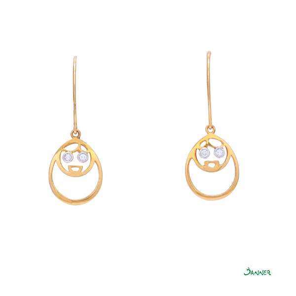 Diamond Pyit-Taing-Daung Earrings