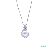 Pearl and Diamond Kanote Pendant