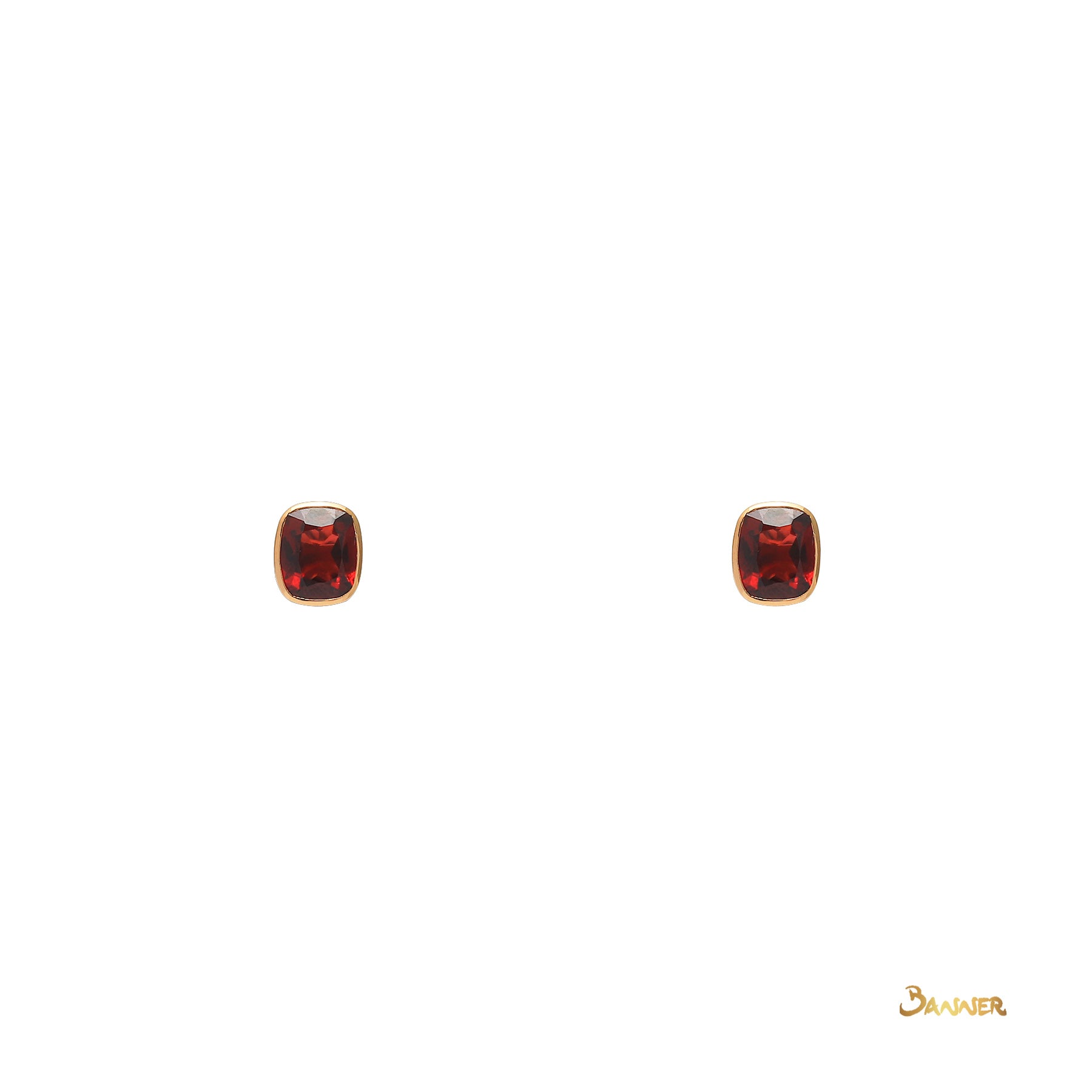 Garnet Stud Earrings