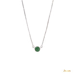 Jade Solitaire Necklace