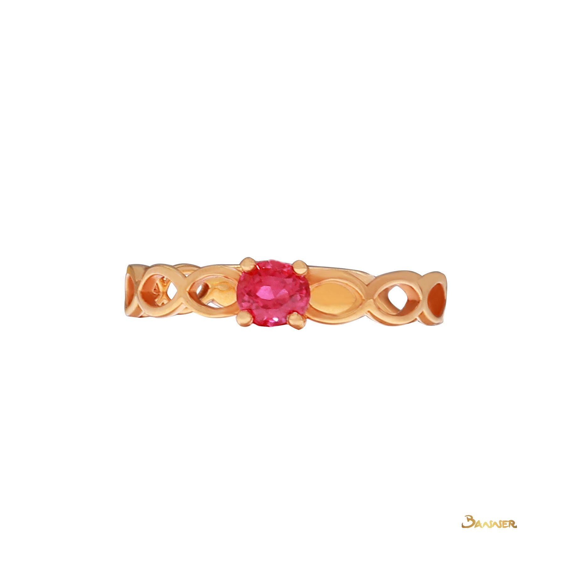 Ruby Solitaire Ring