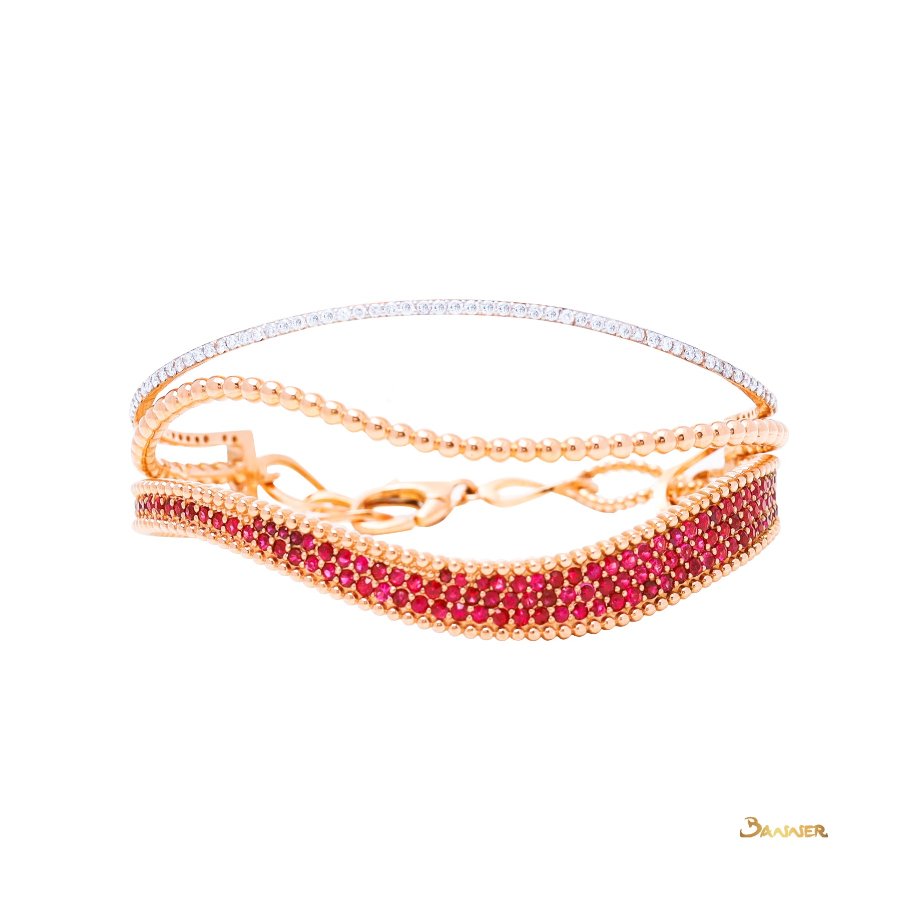 Ruby and Diamond Yae-Hlaing Bracelet