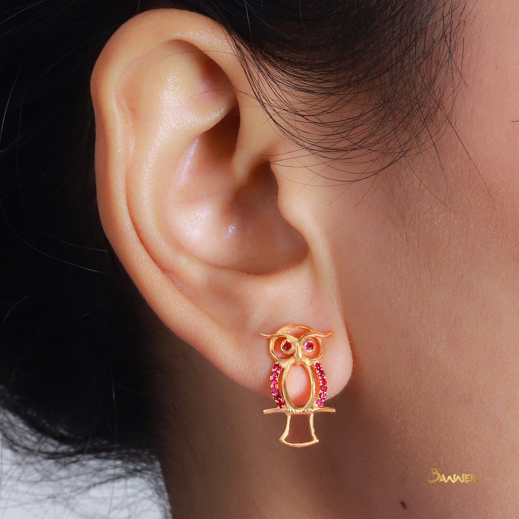 Ruby Zee-Kwat Earrings