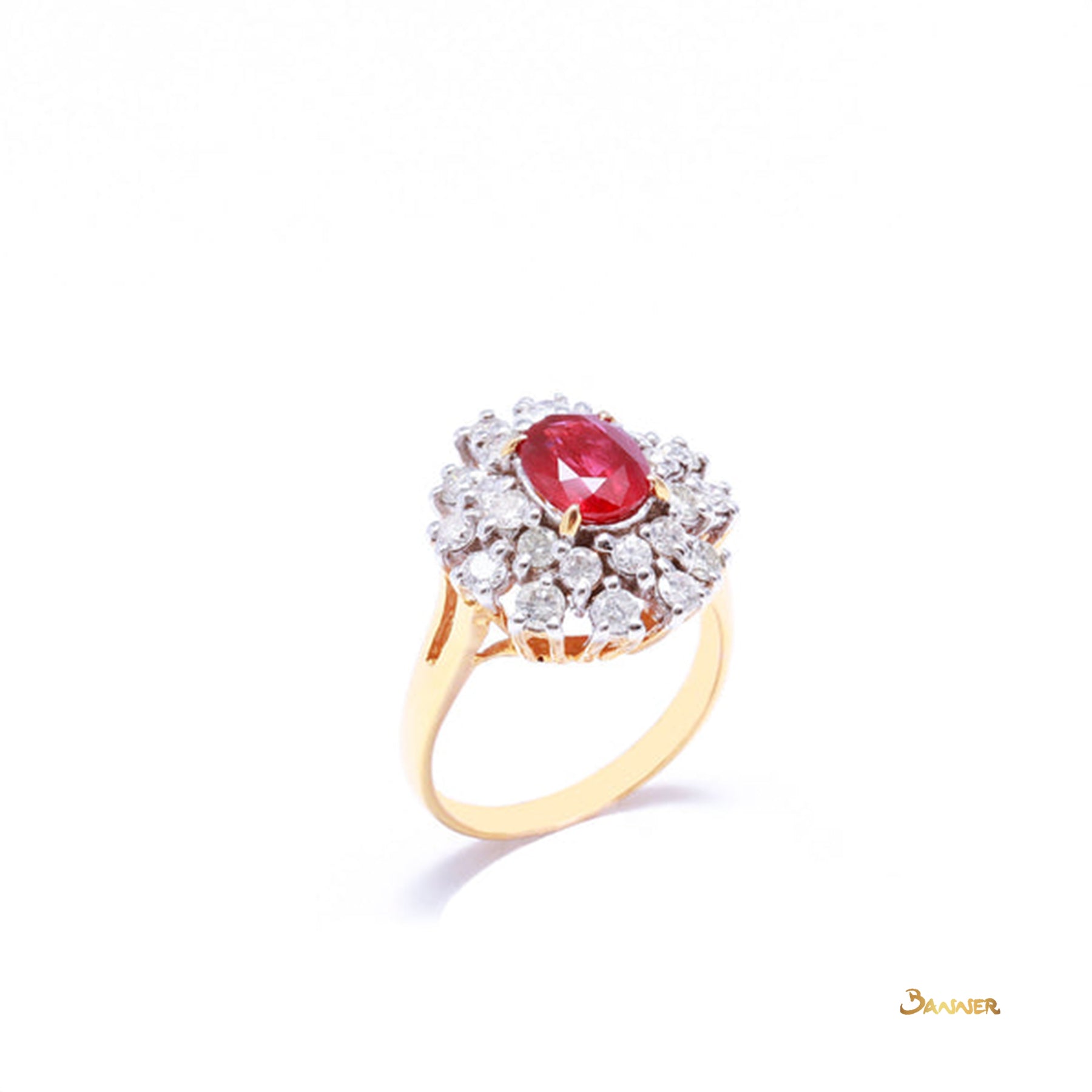 Ruby and Diamond Classic Ring (Ruby 1.67 ct.)