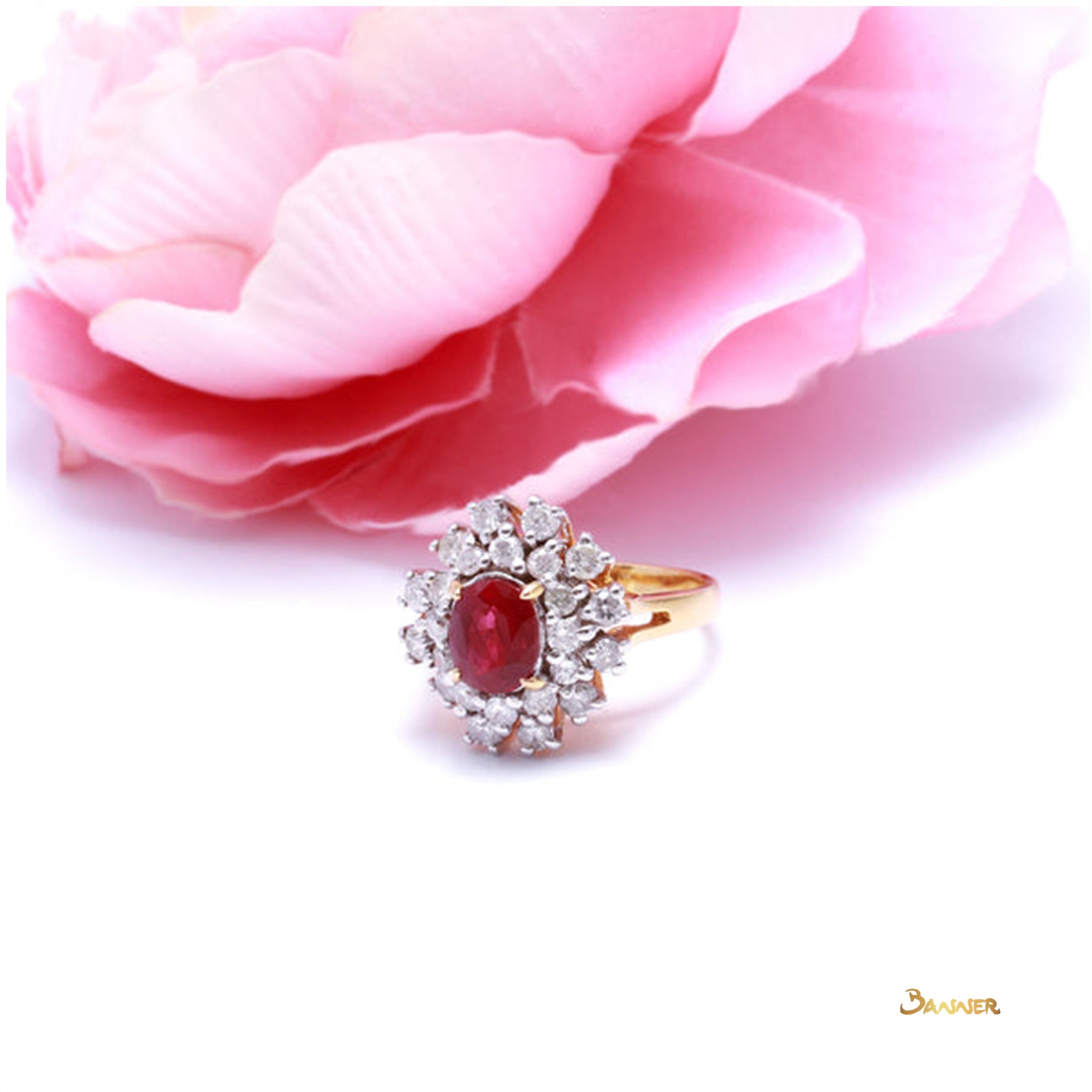 Ruby and Diamond Classic Ring (Ruby 1.67 ct.)