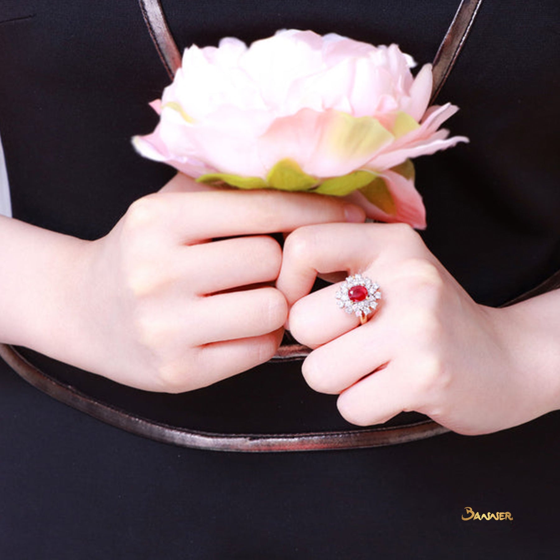 Ruby and Diamond Classic Ring (Ruby 1.67 ct.)