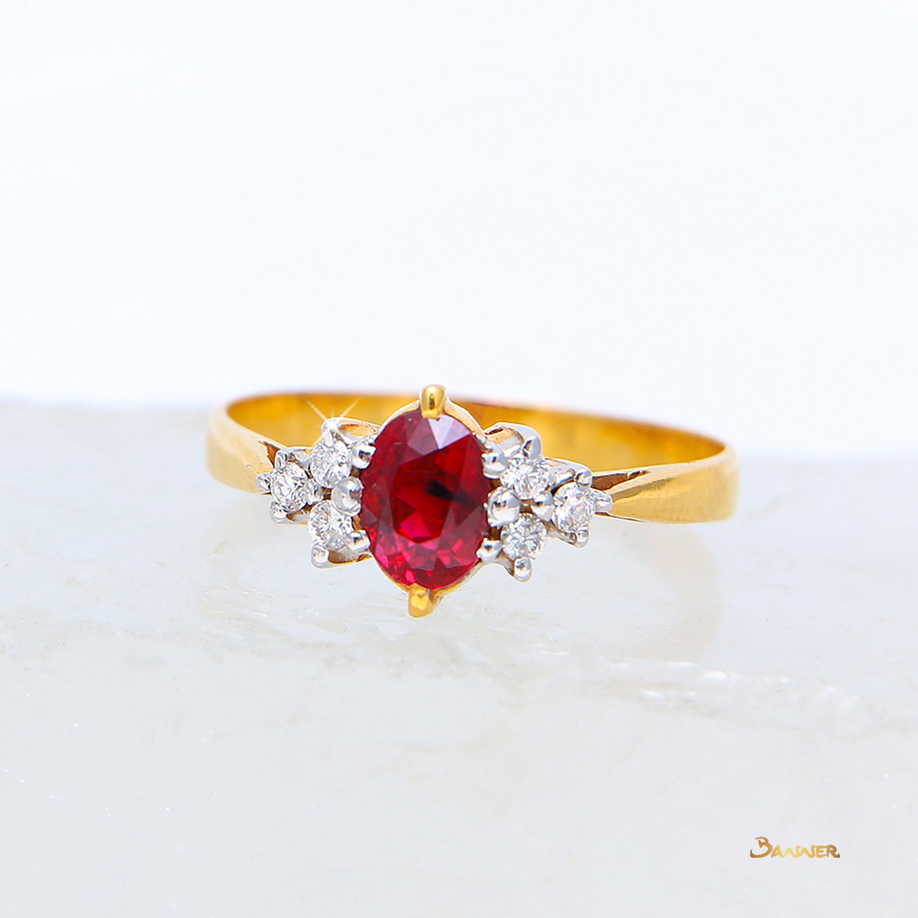 Ruby and Diamond Ring