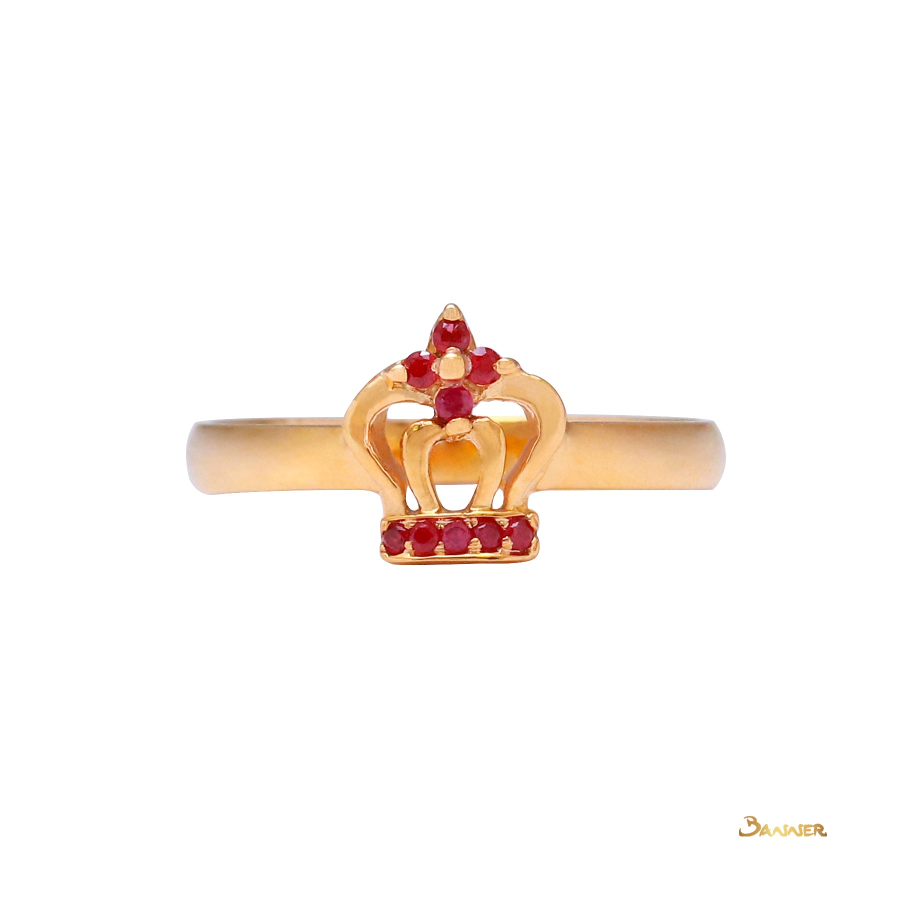 Ruby Crown Ring