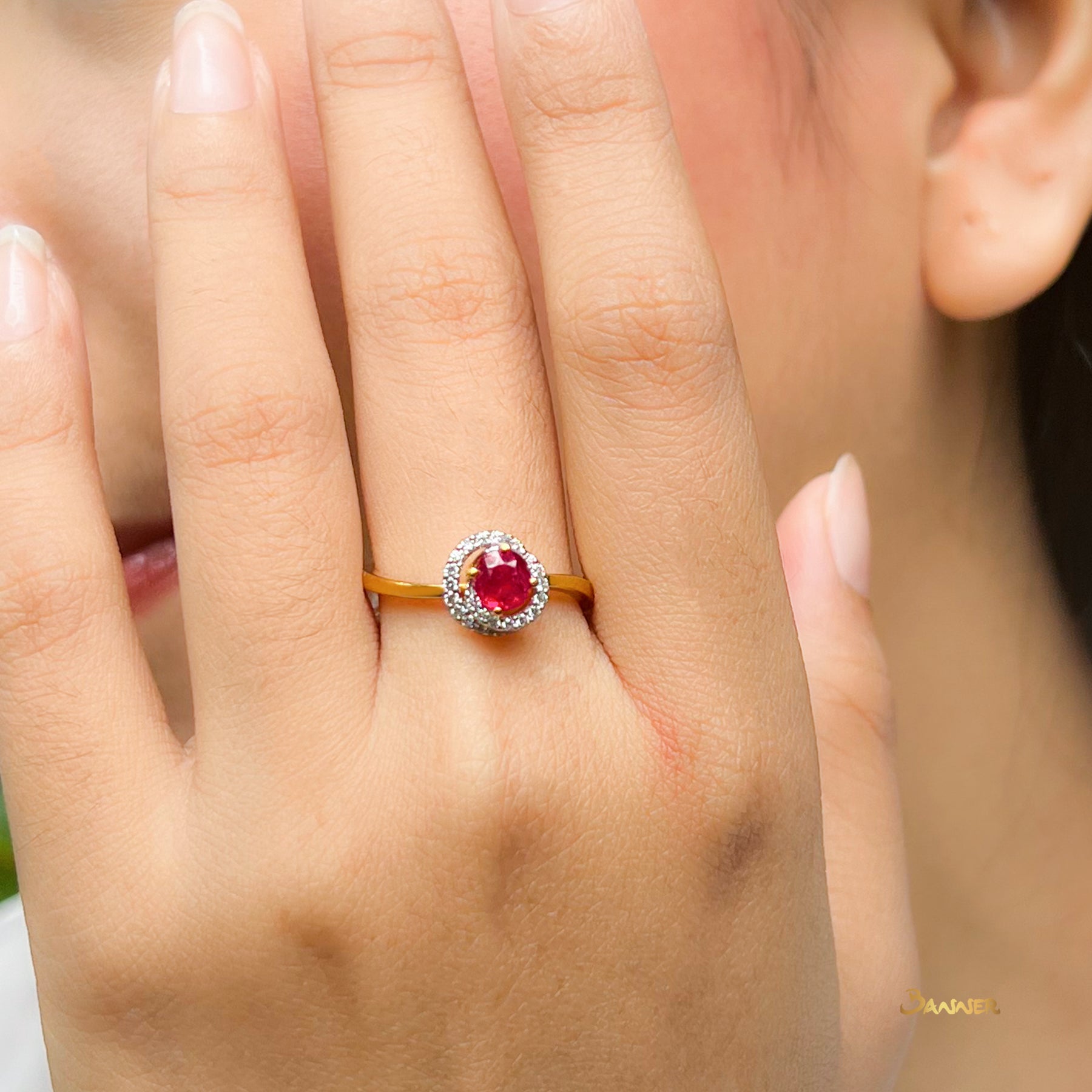 Ruby and Diamond Ring