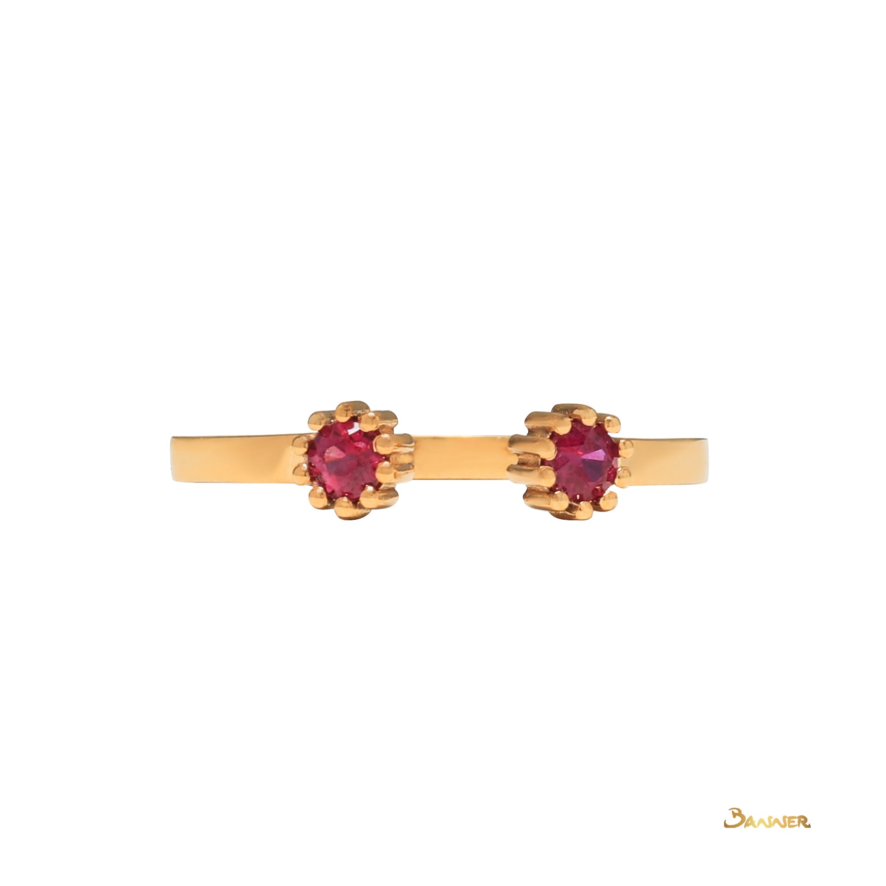 Ruby 2 pcs Ring