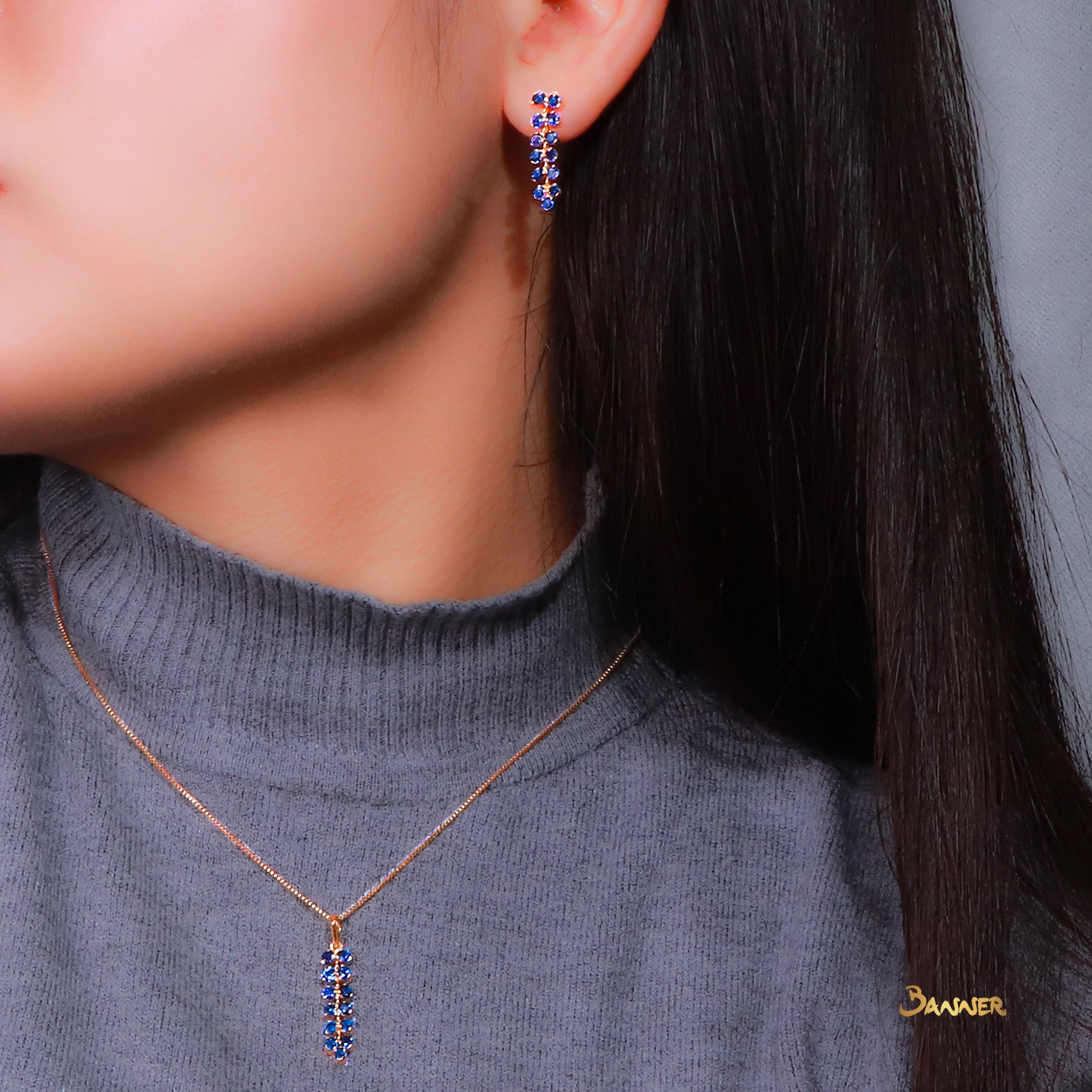 Sapphire Thazin-Khet Earrings