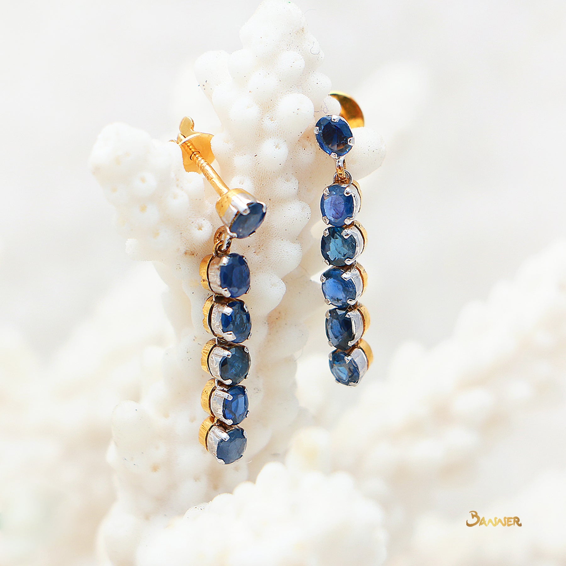 Sapphire Dangle Earrings