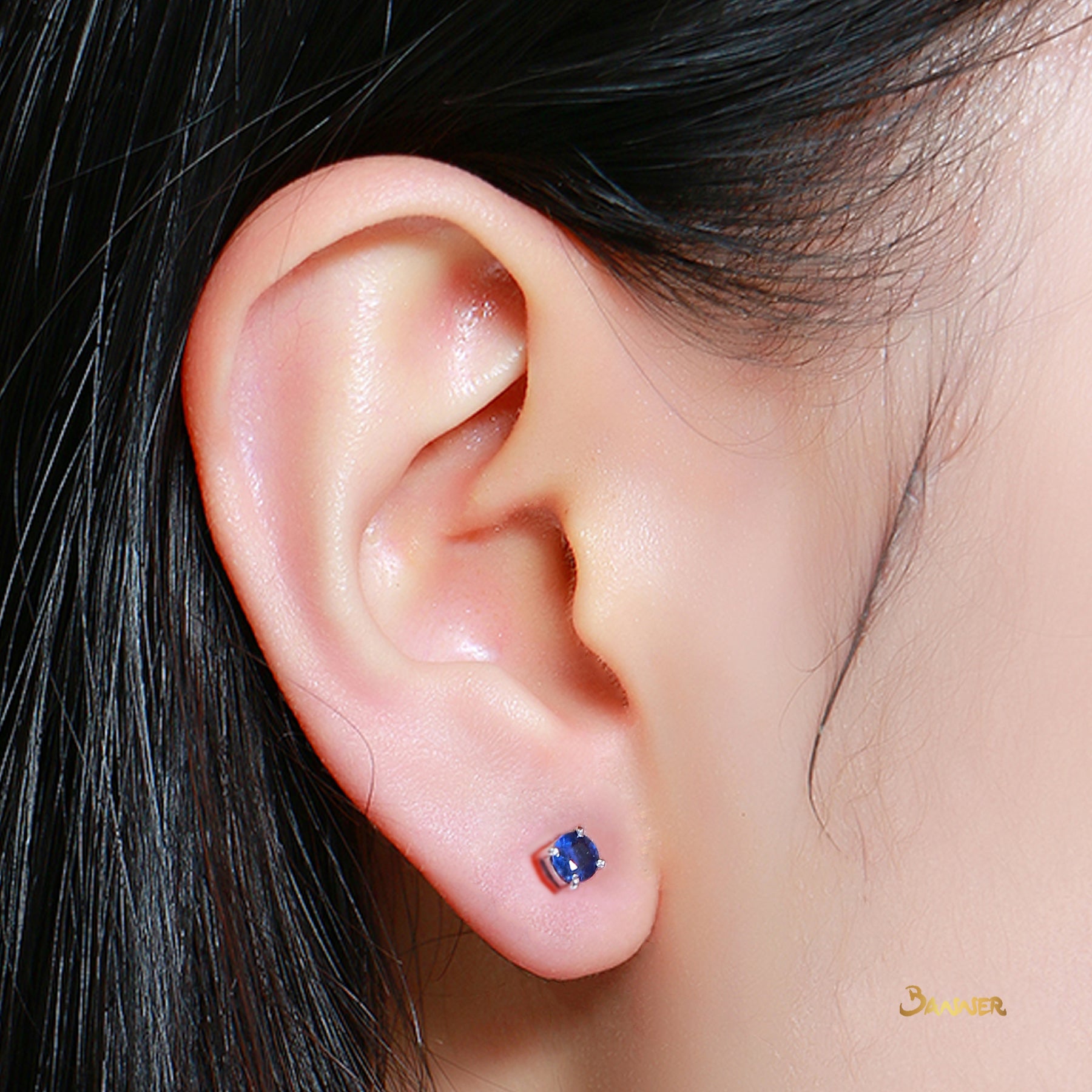 Sapphire Stud Earrings