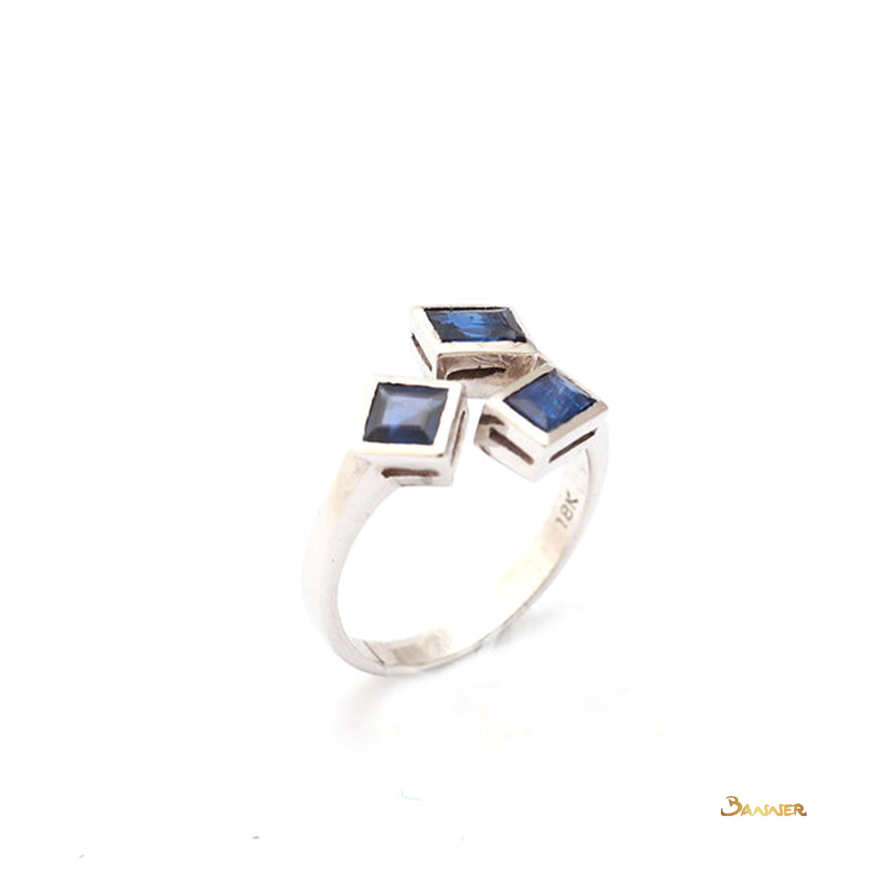 Emerald-cut Sapphire Ring