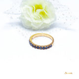 Sapphire Pave Setting Ring
