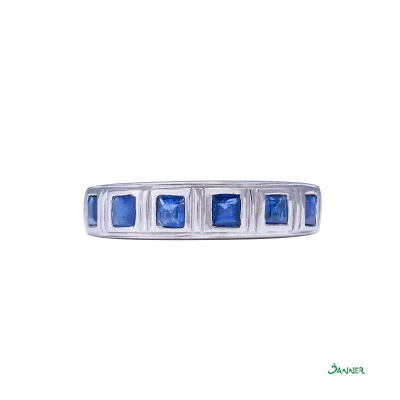 Emerald-cut Sapphire Ring
