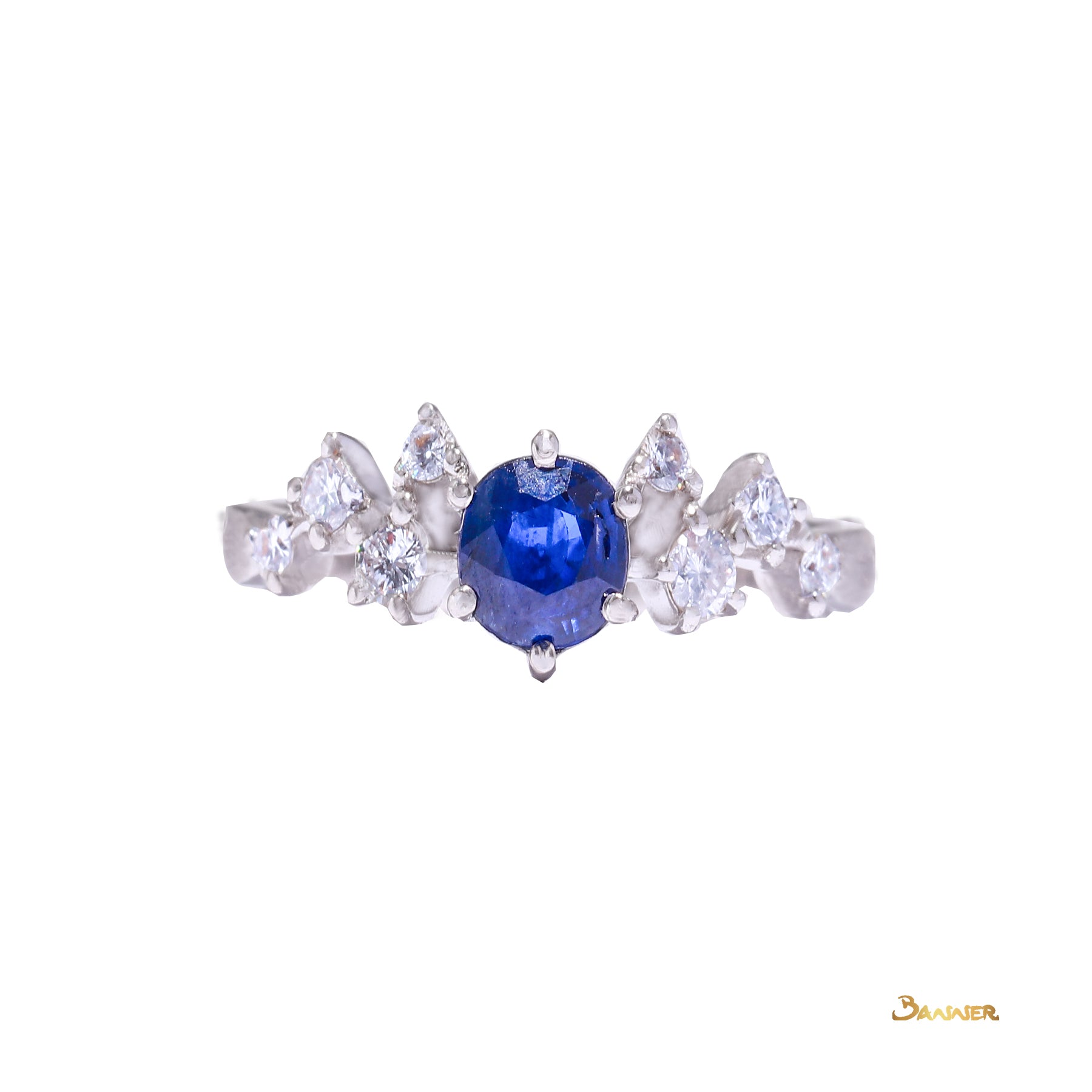 Sapphire and Diamond Ring