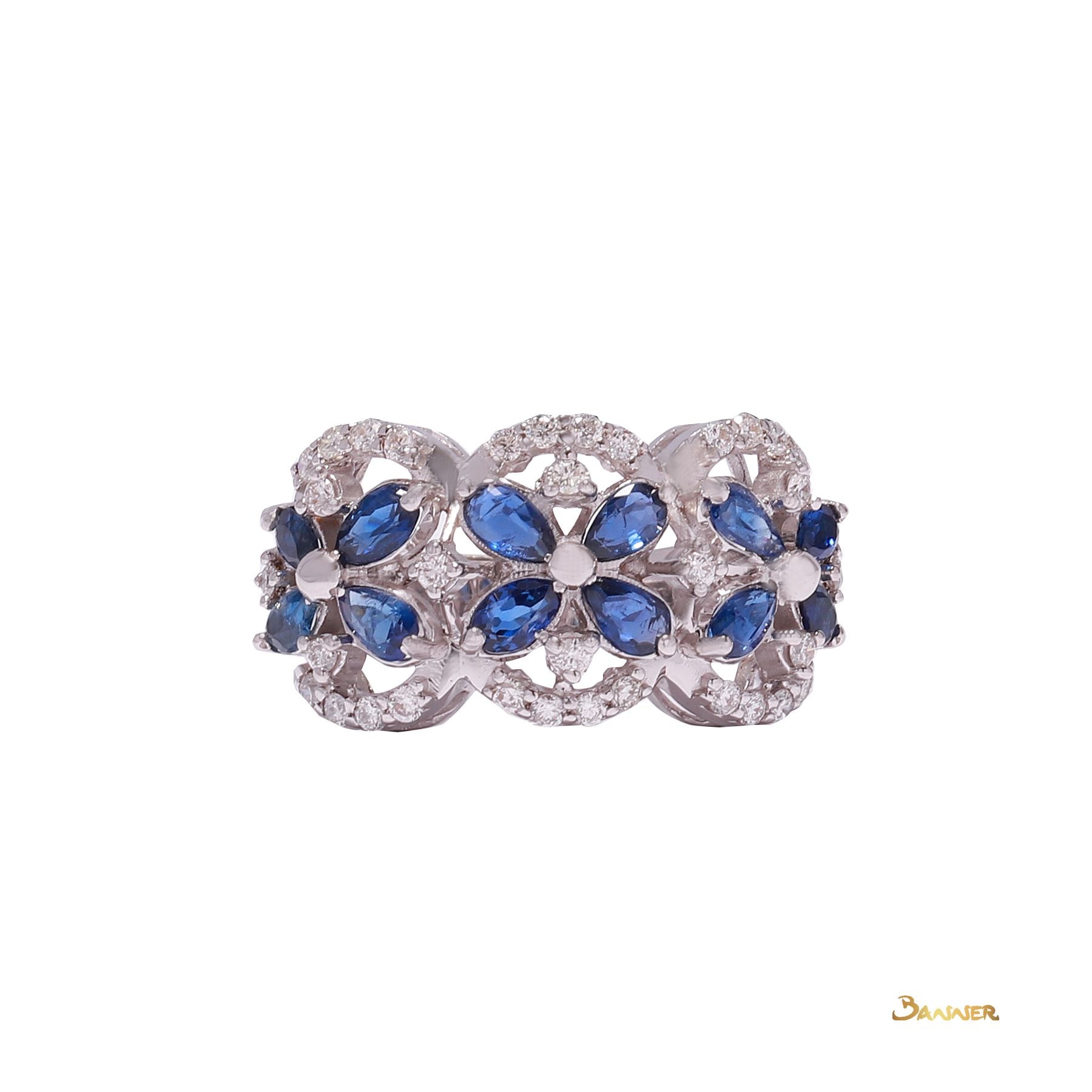 Sapphire and Diamond Ring