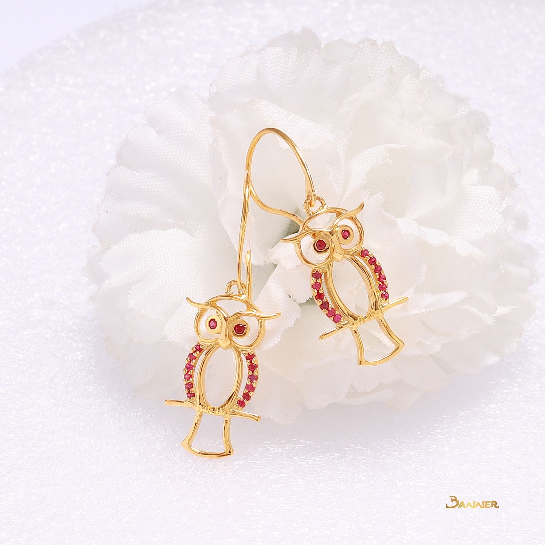 Ruby Zee-Kwat Earrings