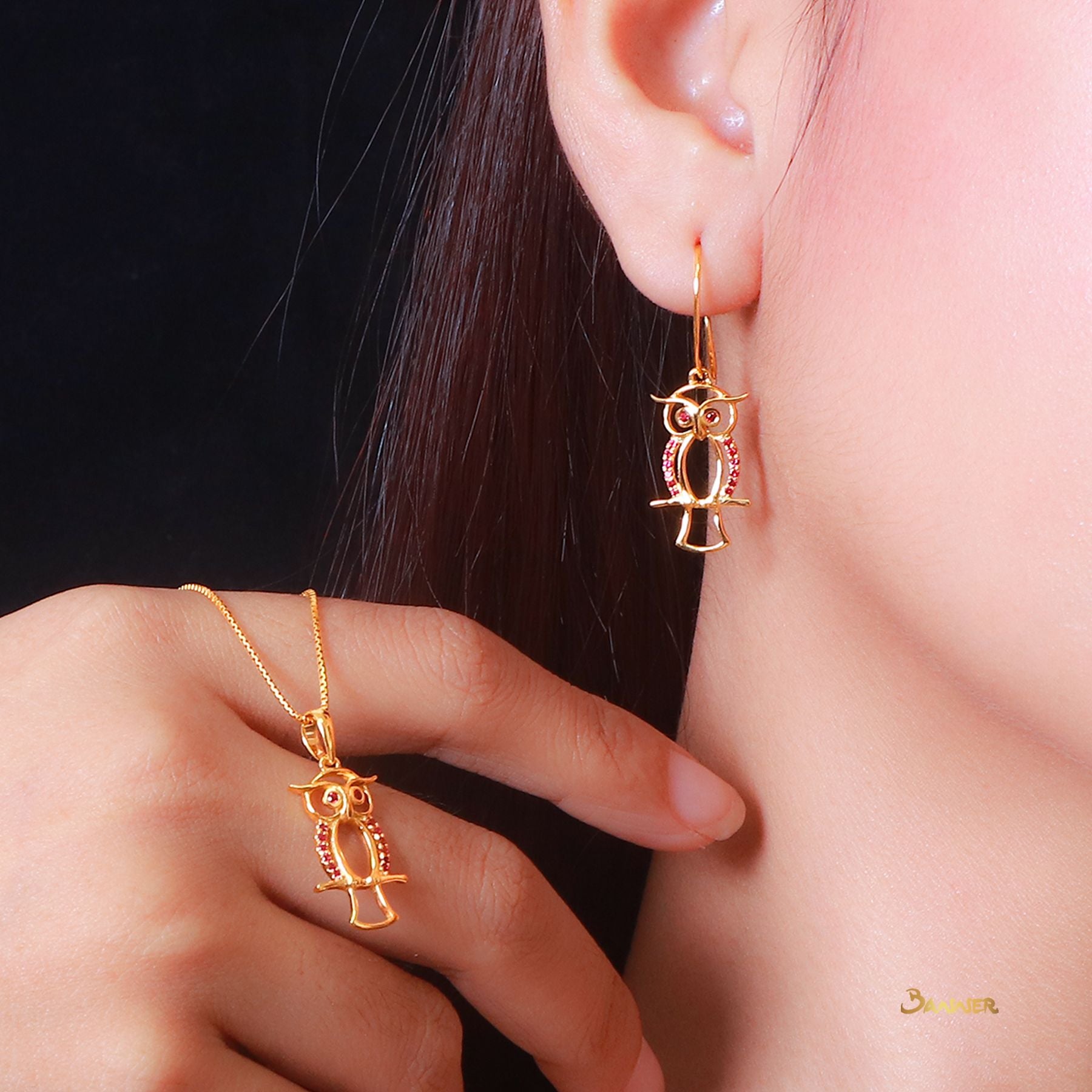 Ruby Zee-Kwat Earrings