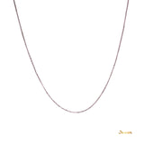 18k White Gold Necklace ( 18" )