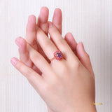 Amethyst and Ruby Ring