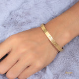 18k Yellow Gold Cartier Bracelet ( 16" , 17" & 19"  )