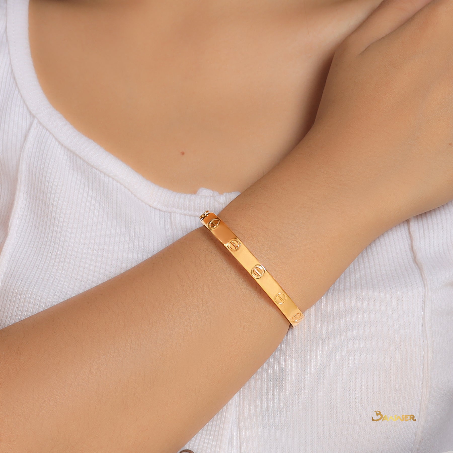 21k Yellow Gold  Cartier Bracelet